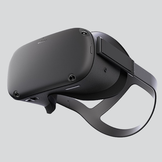 View of Oculus quest